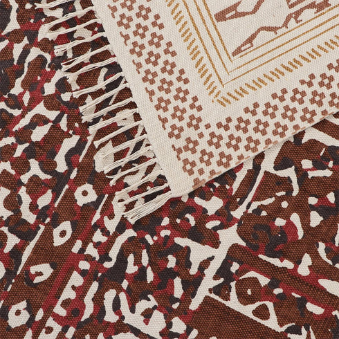 Afterglow Gold Dhurrie